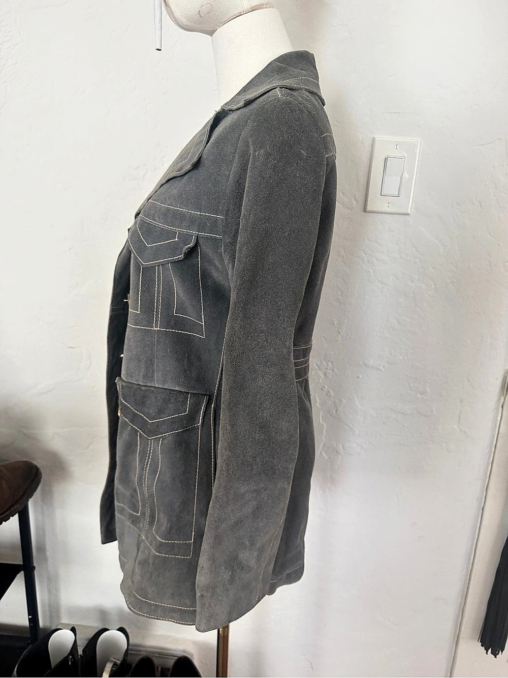 70s suede jacket - Picture 5 of 8